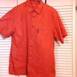 Mens Columbia S/S woven casual shirt XL